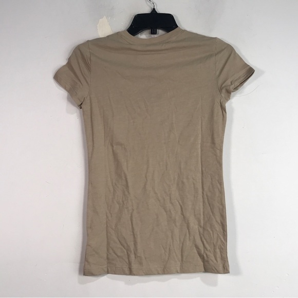 Aeropostale Short Sleeve Logo Floral Crew T-Shirt, Women's Size XS - Beige - Picture 2 of 9